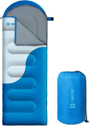 Sleeping Bags for Adults&Kids,Lightweight Waterproof Warm Weather Sleeping Bag,Compact Portable Sleeping Bag for Camping,Essentials Gear for Camping Hiking Outdoor Travel