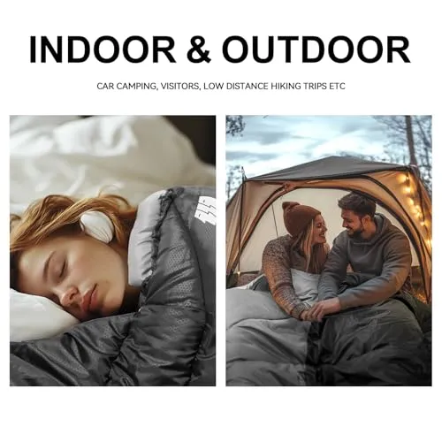 Sleeping Bags with Compression Sack for Adults Cold Weather