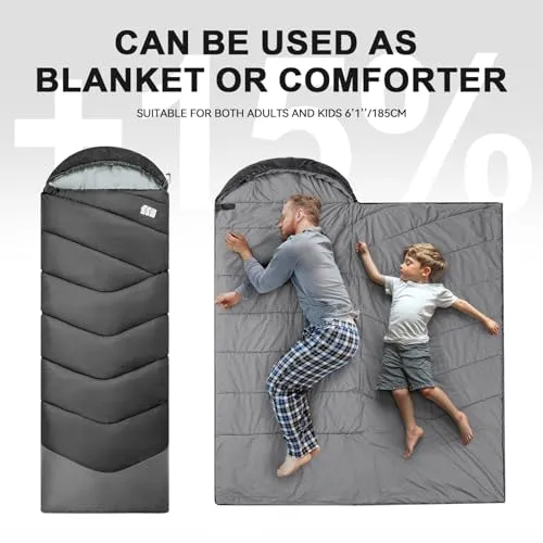 Sleeping Bags with Compression Sack for Adults Cold Weather