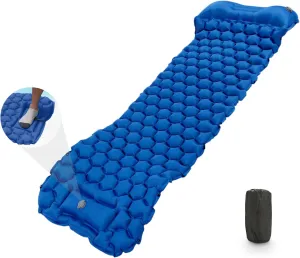 Sleeping Pad for Camping,Self Inflating Sleeping Pad Camping,Ultralight Sleeping Mat for Camping,Backpacking,Hiking Lightweight Compact Camping Air Mattress, for Tent(Royal Blue)
