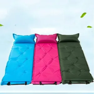 Sleeping Pad, Ultralight ompact Inflatable Air Mattress Lightweight Hiking, Backpacking, Outdoor & Travel Gear (Color : Blue)