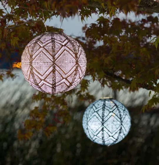 Soji Stella - Market - 12" Solar Lantern - Copper
