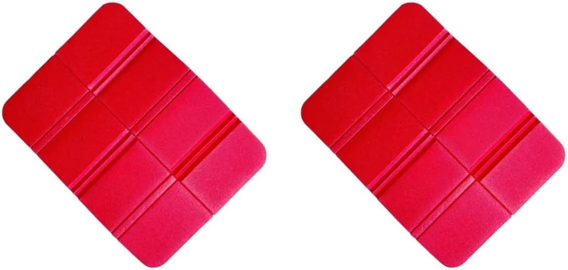 Sosoport 2pcs Moisture Folding XPE Camping Seat Pads Outdoor Sitting Mat Cushion Picnic Hiking Backpacking