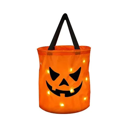 Spooky Glow LED Trick-or-Treat Buckets