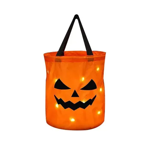 Spooky Glow LED Trick-or-Treat Buckets
