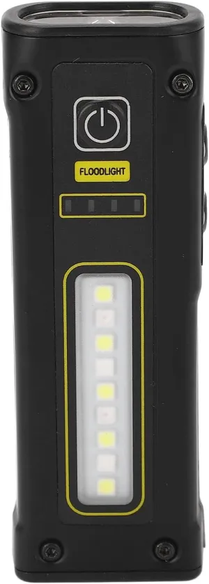 Spot Light Black Lantern IPX4 Rechargeable Light of 1500mAh with Magnet Suction, Ideal for Walking, Absolute Material