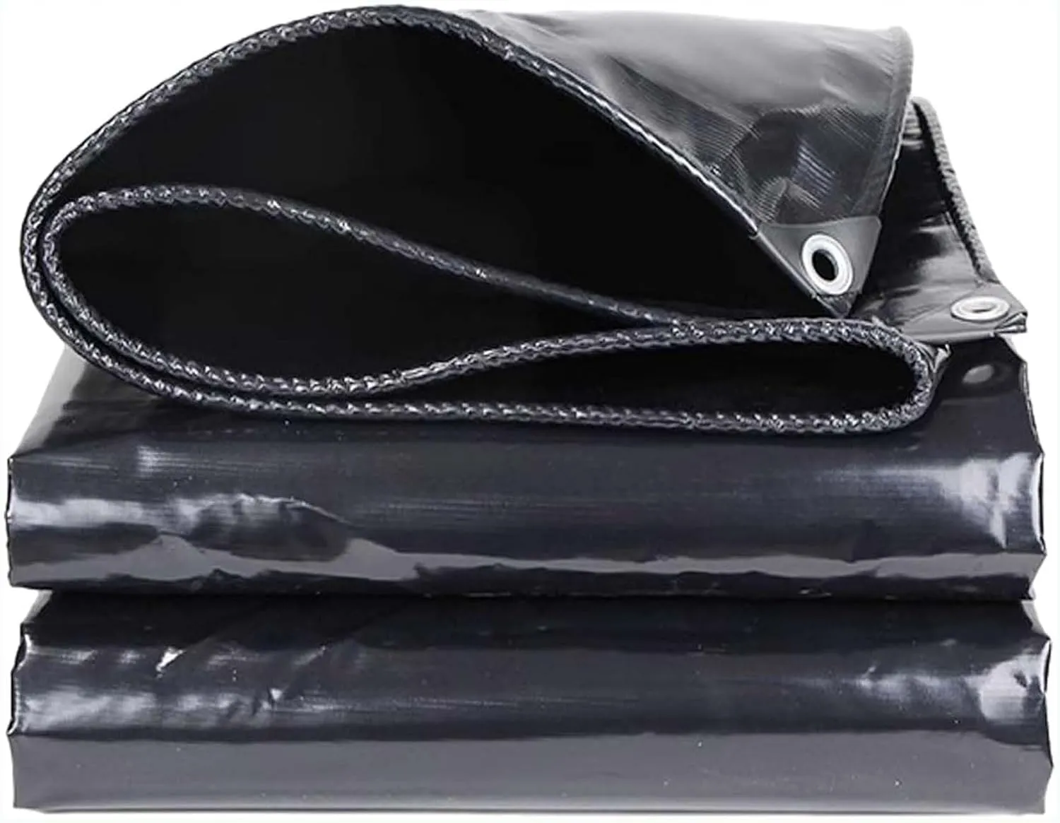 SRHIMEOS Waterproof Heavy Duty Tarp 40.0x65.6ft, Waterproof Thick Tarpaulin with Metal Grommets, Thick Tarpaulin, PVC Outdoor Tarps 600 g/m², Garden Rainproof, Windproof