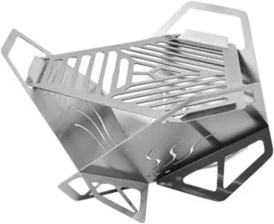 Stainless Folding Pit for BBQ Picnics Patios Foldable Pit Grills Foldable Camping Grills Campfire Grills