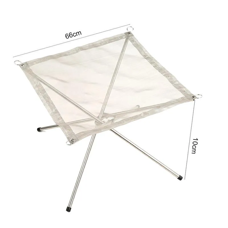 Stainless Folding Steel Recommended Campfire Discounted delivery Stand Portable