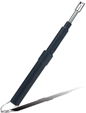 Summoner Telescopic Candle Arc Lighter Electric Rechargeable USB Plasma Lighter Perfect Fire Starter Lighter for BBQs Home Kitchen Outdoor Camping Hiking Cooking Fireworks