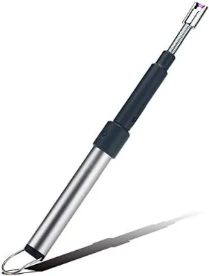 Summoner Telescopic Candle Arc Lighter Electric Rechargeable USB Plasma Lighter Perfect Fire Starter Lighter for BBQs Home Kitchen Outdoor Camping Hiking Cooking Fireworks