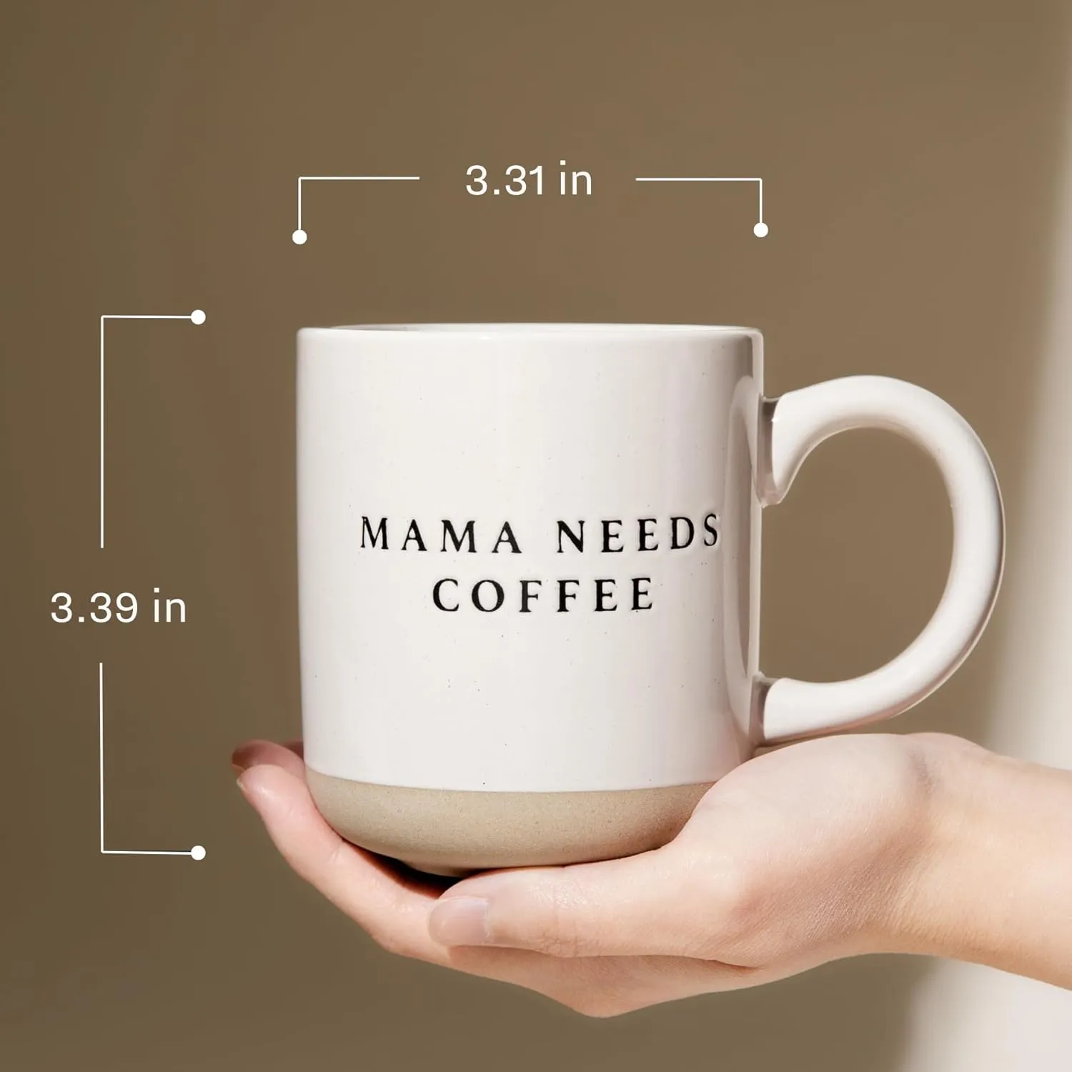 Sweet Water Decor Choose Joy Stoneware Coffee Mugs | Novelty Coffee Mugs | Microwave & Dishwasher Safe | 14oz Coffee Cup | Inspirational Gifts | Gifts for Her