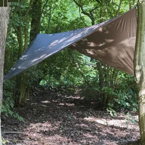Tactical Tarp Tarp Tent Survival Army Olive Poncho Emergency Ripstop Molle #36766
