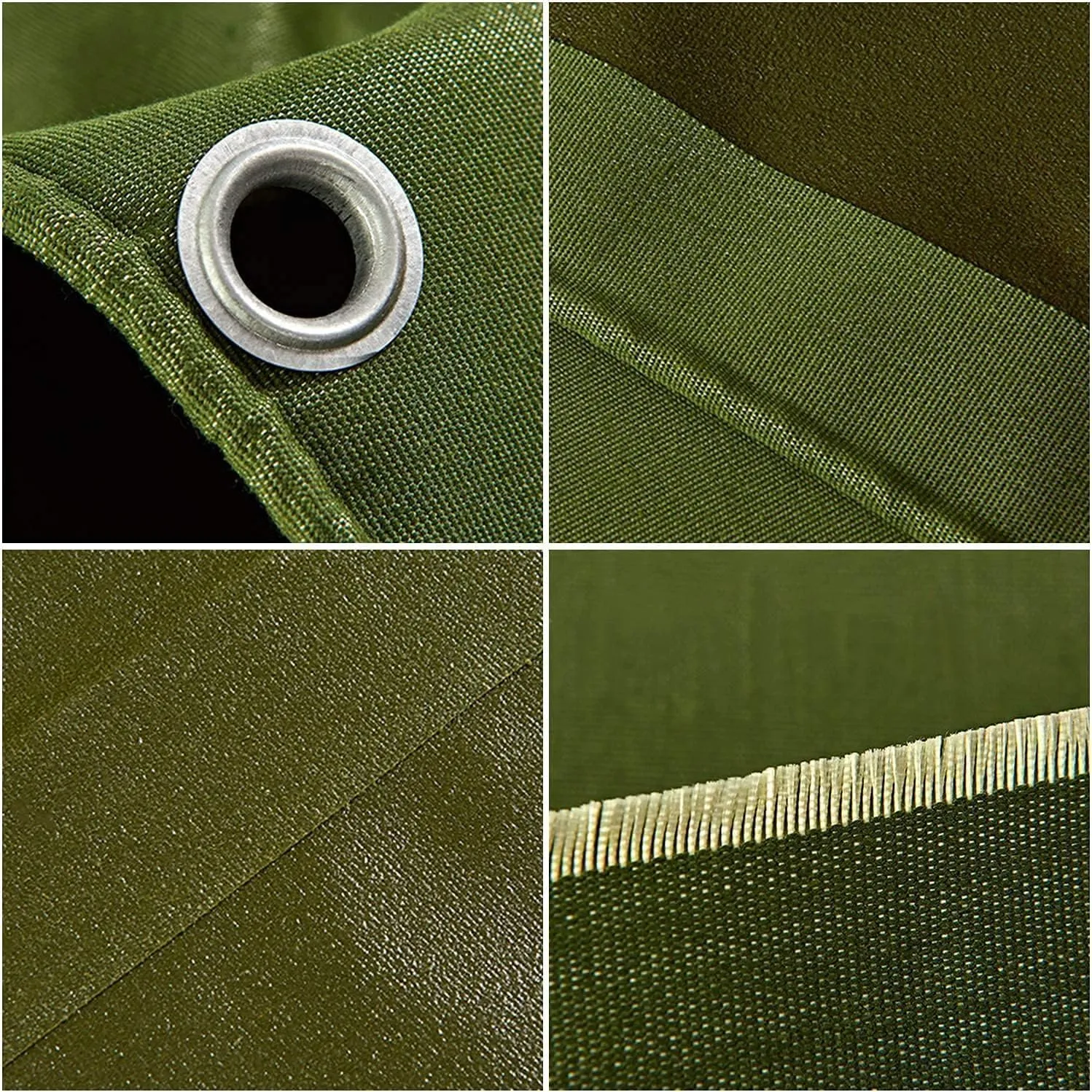 Tarp Canvas,Heavy Duty Waterproof for Outdoors, Truck, Water Resistant, UV Resistant Tarpaulin Cover for Car Boat Camping Firewood Woodpile(16.4 x 19.7 Feet)