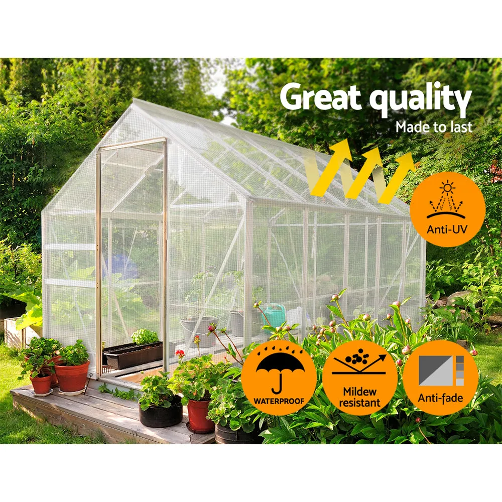 Tarp Tarpaulin 4X7M Canvas Heavy Duty Camping Cover Clear
