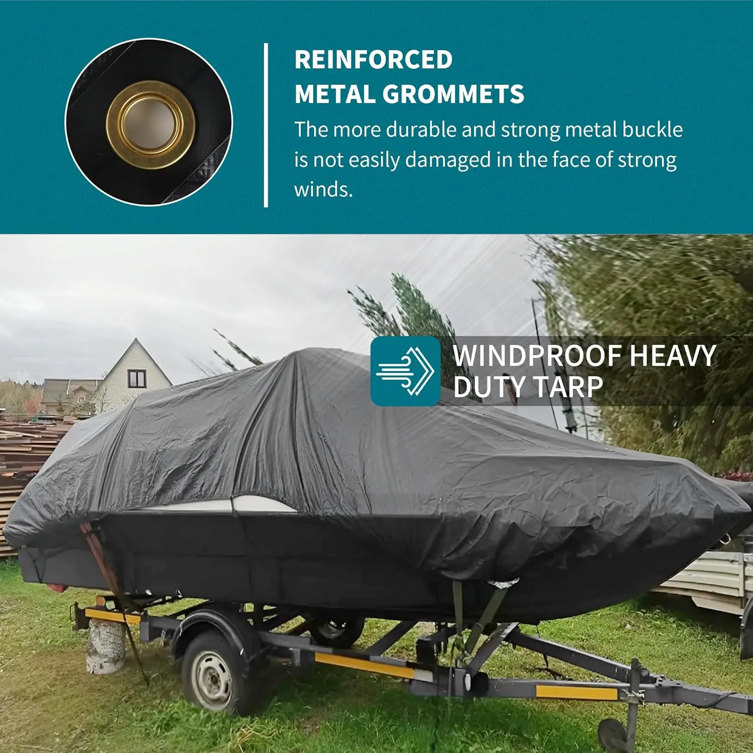 TARPAL tarp 10x12 Feet Super Heavy Duty Tarps Cover 20mil Waterproof UV Protection Rip and Tear Proof Tarpaulin with Grommets(Grey/Brown)
