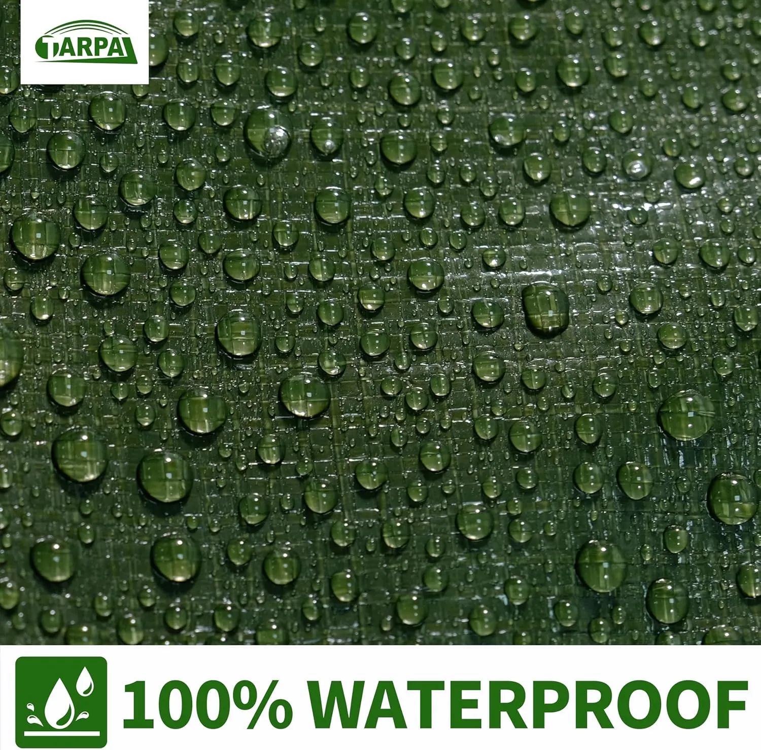TARPAL Tarps 8x10 Feet Large Tarp 16mil Heavy Duty Tarp with Brass Grommets Every 17.7" Green Tarps UV Protection&Anti-Tear Cover for Firewood,Roof,Pool,Tarpaulin