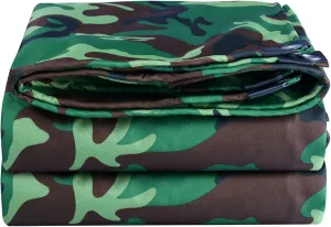 Tarps Heavy Duty Waterproof 39.4x98.4ft, 17mil Tarpaulin Cover with Grommets and Reinforced Edges, Multi Purpose Tarp, Windproof, Dustproof, Ripstop, for Camping, Fishing Pool Cover