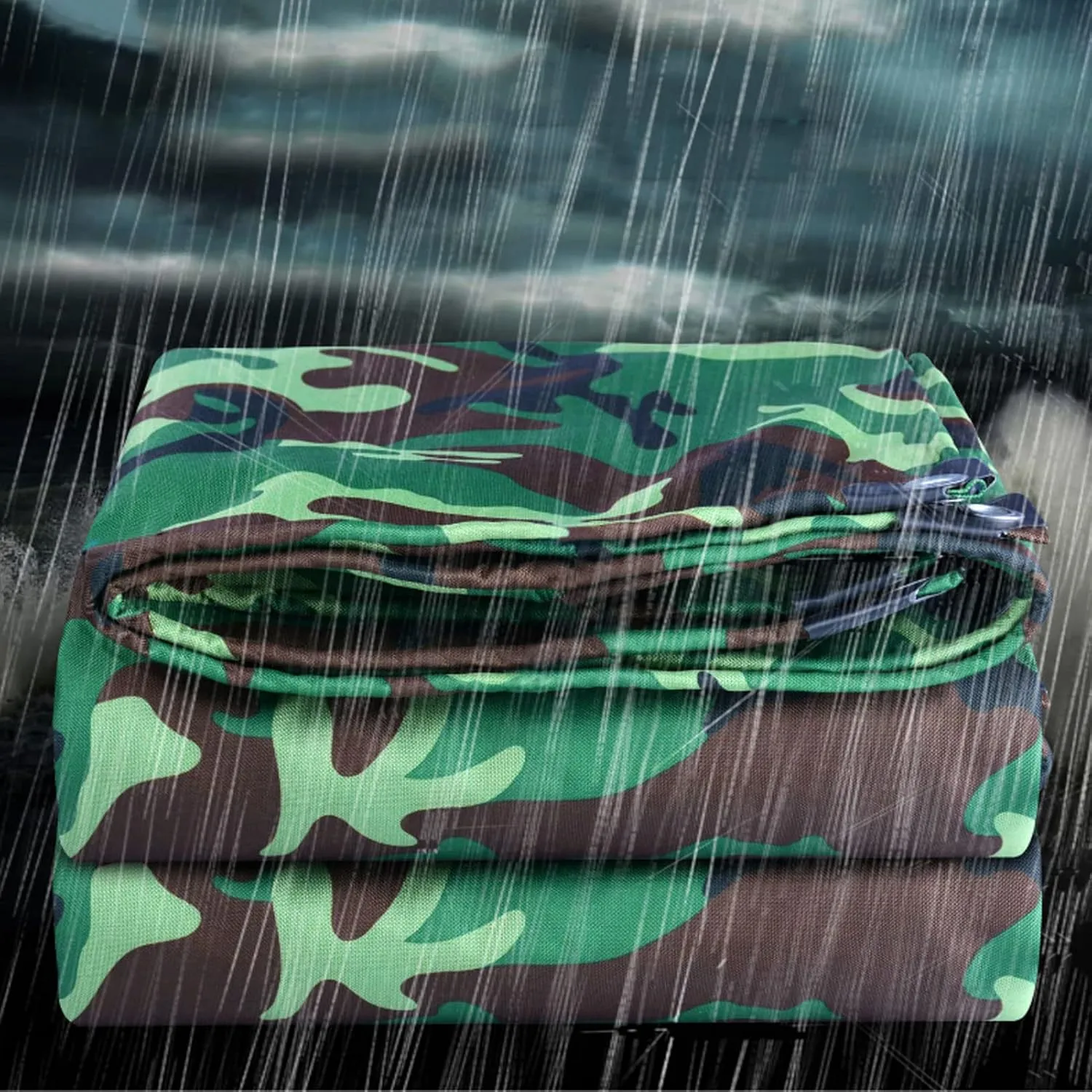 Tarps Heavy Duty Waterproof 39.4x98.4ft, 17mil Tarpaulin Cover with Grommets and Reinforced Edges, Multi Purpose Tarp, Windproof, Dustproof, Ripstop, for Camping, Fishing Pool Cover