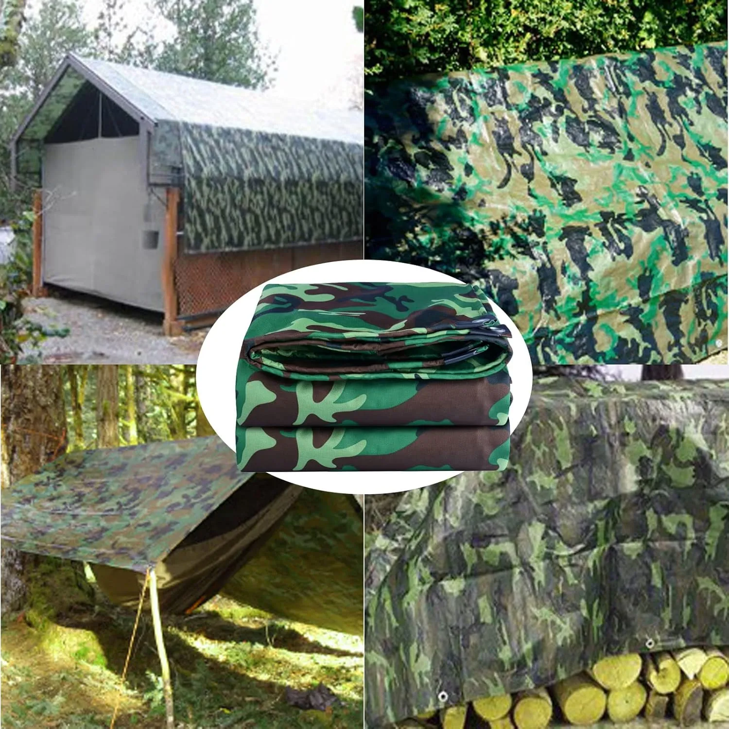 Tarps Heavy Duty Waterproof 39.4x98.4ft, 17mil Tarpaulin Cover with Grommets and Reinforced Edges, Multi Purpose Tarp, Windproof, Dustproof, Ripstop, for Camping, Fishing Pool Cover