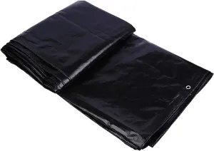 Tarps Heavy Duty Waterproof, Tarp Cover, UV-Resistant, Rip and Tear Proof Tarpaulin with Grommets and Reinforced Edges - for Roof, Patio, Camping, Boat, Pool, 1 * 2m/3 * 6ft