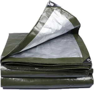 Tarps Outdoor 19.69x36.09ft, Waterproof Tarpaulin with Grommet, PE Plastic Tarps UV Resistant & Tear Resistant Reversible Coated Tarp Cover, for Garden Furniture/Camping/Wood/Pool
