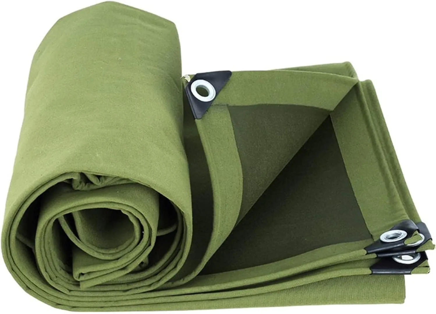 Tarps Waterproof, Rainproof Tarpaulin,Outdoor Heavy-Duty Water Resistant Canvas Tarps, UV-Resistant Tarp ，with Aluminum Grommets, Heavy-Duty Thick Material,10x15m