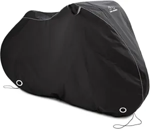 TeamObsidian Bike Cover - Waterproof Outdoor & Indoor Bicycle Storage for 1 to 3 Bikes - Heavy Duty Ripstop 210D Tent Material - Stationary Electric Bike Protection for All Seasons