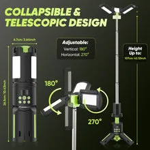 Telescopic Camping Lights with Stand