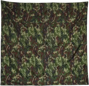 Tent Tarp, Camouflage Outdoor Portable Lightweight Rainproof Mat RainTent Tarp Shelter with Storage Bag(3 * 2.9m)