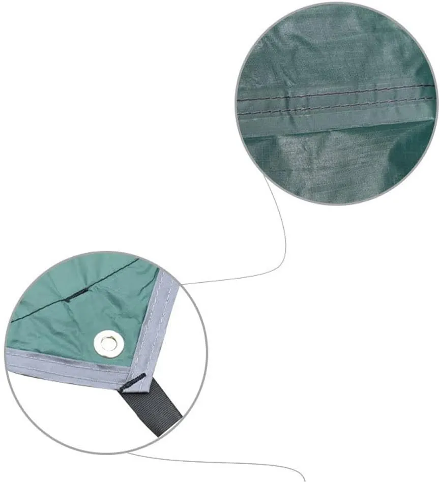 Tent Tarp Outdoor Waterproof Camping Tent Tarp Multi-Function Sunshade Hammock Rain Fly Sheet Tent Tarp (Color : E)