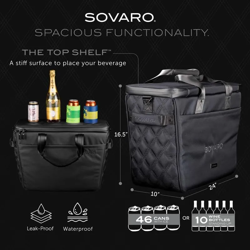 The Optimist 22" Soft Sided Cooler Bag, Insulated Cooler Bag, 3,350D Nylon Soft Cooler Bags Insulated, Leakproof Soft Cooler Bag by Sovaro