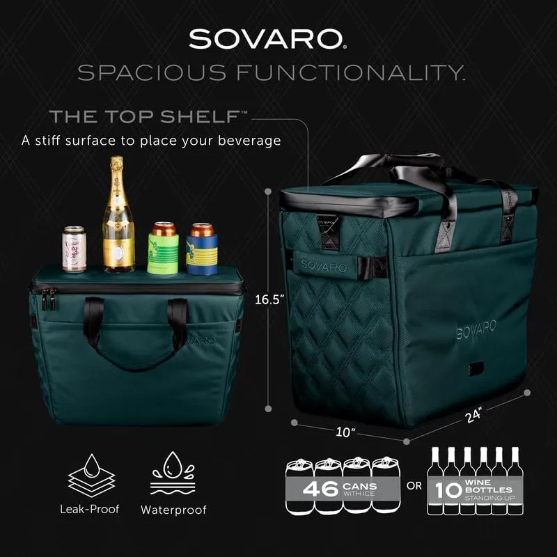 The Optimist 22" Soft Sided Cooler Bag, Insulated Cooler Bag, 3,350D Nylon Soft Cooler Bags Insulated, Leakproof Soft Cooler Bag by Sovaro