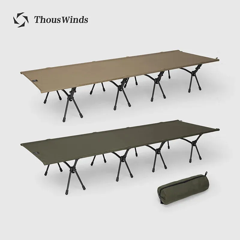 Thous Winds Portable Camping Cot - Lightweight Foldable Bed for Outdoor Camping, Hiking, and Travel