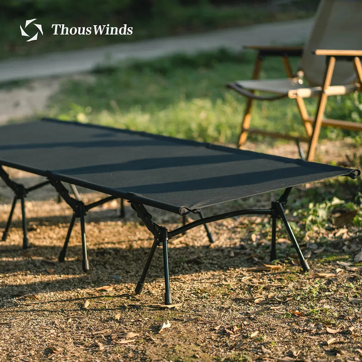 Thous Winds Portable Camping Cot - Lightweight Foldable Bed for Outdoor Camping, Hiking, and Travel