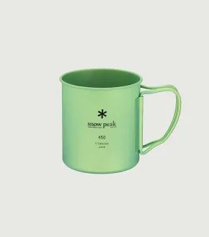 Ti-Single 450 Anodized Cup Green