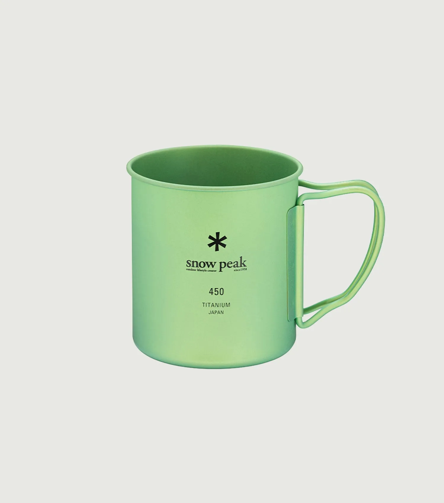 Ti-Single 450 Anodized Cup Green
