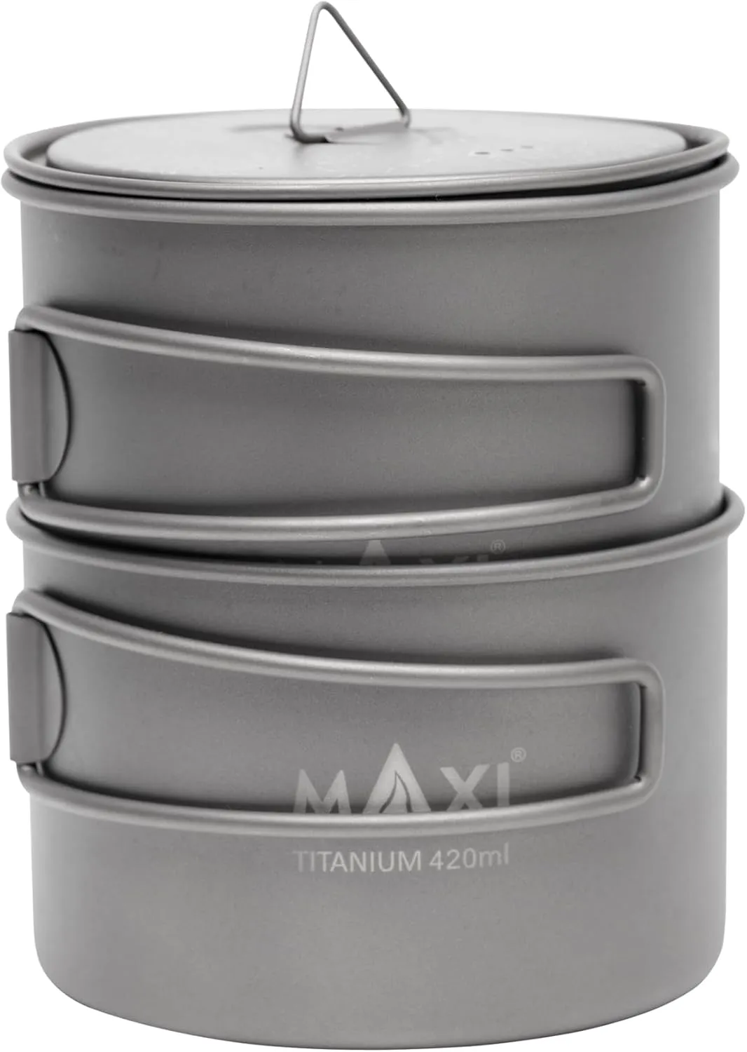 Titanium 750ml Pot and Bowl Combo Set - Seamless Fit for Effortless Outdoor Adventure