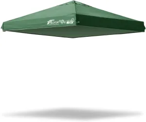 Top Cover, Awning, 1.0 x 9.6 ft (2.5 x 2.5 m), For Tarp Tents, UV Protection, High Water Resistance, Top Cover Only [Green]
