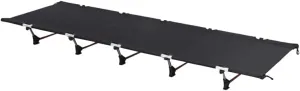Totority Outdoor Camping Cot Portable Folding Bed Guest Sleep Bed Easy Storage Strong Metal Frame