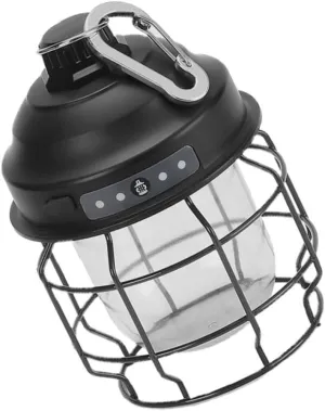 Toyvian 1 Set USB Rechargeable Camping Lantern Portable Hanging Light for Outdoor Use Multi Functional Tent Lamp with Easy Operation for Camping Hiking Emergency Lighting