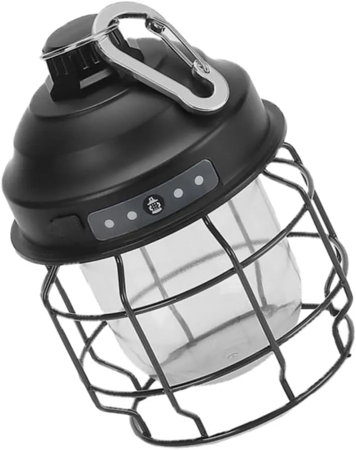 Toyvian 1 Set USB Rechargeable Camping Lantern Portable Hanging Light for Outdoor Use Multi Functional Tent Lamp with Easy Operation for Camping Hiking Emergency Lighting