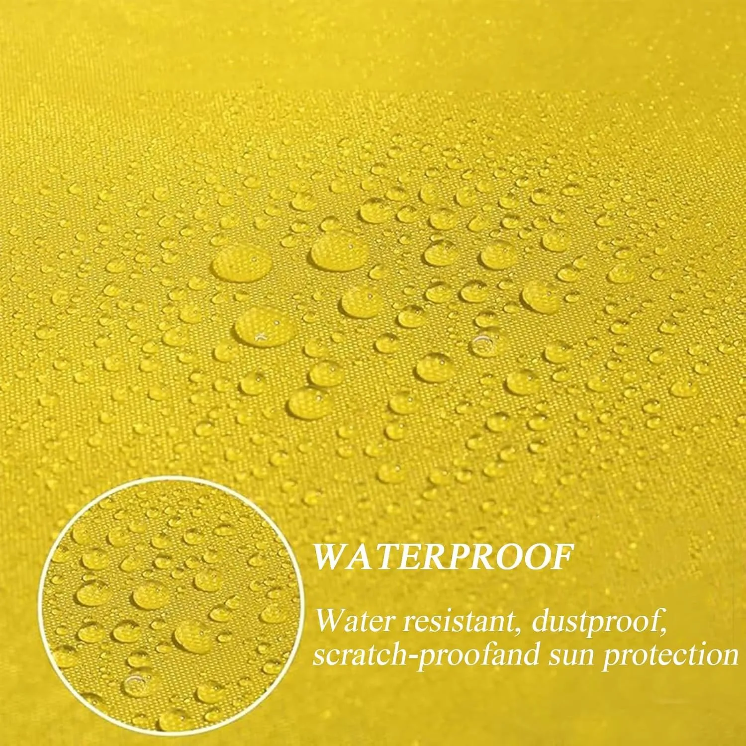Trailerable Boat Covers,Waterproof UV Resistant 600D Heavy Duty Boat Cover Boat Tarp Center Console Cover Fits V-Hull,Yacht,Fishing Boat,Utiltiy Boats,Tri-Hull(Color:Yellow,Size:21to24FT: 732x300cm)