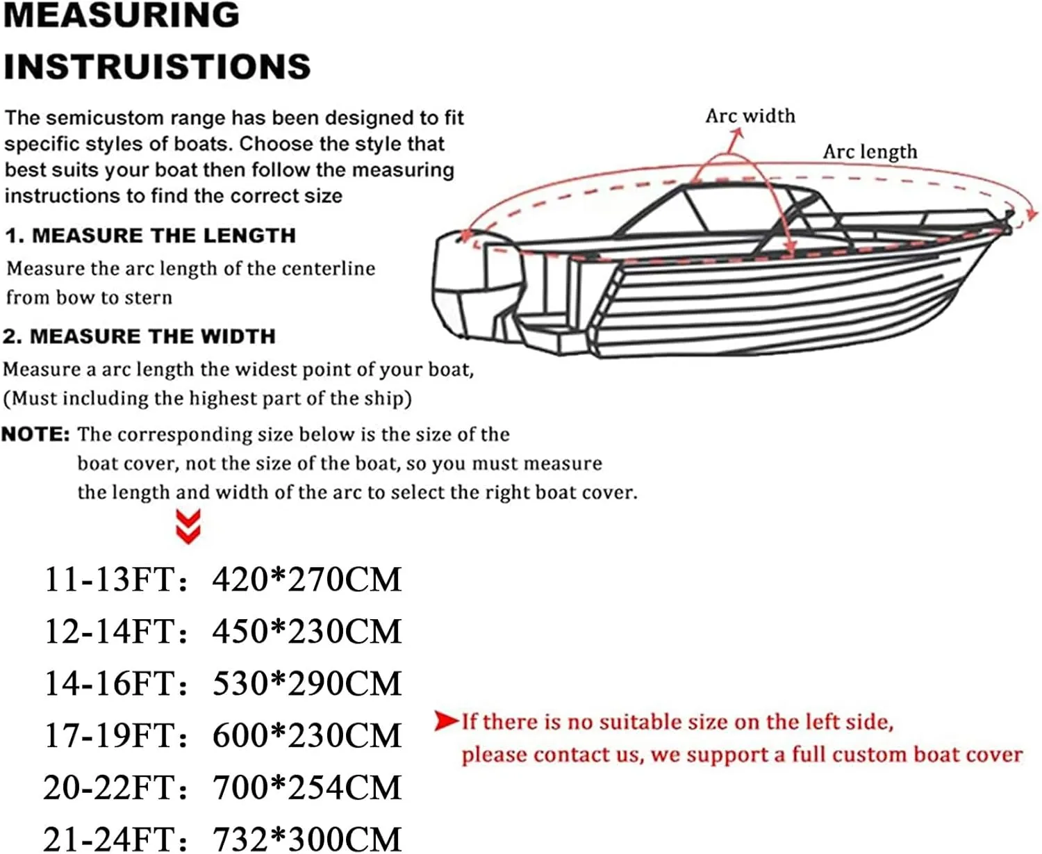 Trailerable Boat Covers,Waterproof UV Resistant 600D Heavy Duty Boat Cover Boat Tarp Center Console Cover Fits V-Hull,Yacht,Fishing Boat,Utiltiy Boats,Tri-Hull(Color:Yellow,Size:21to24FT: 732x300cm)