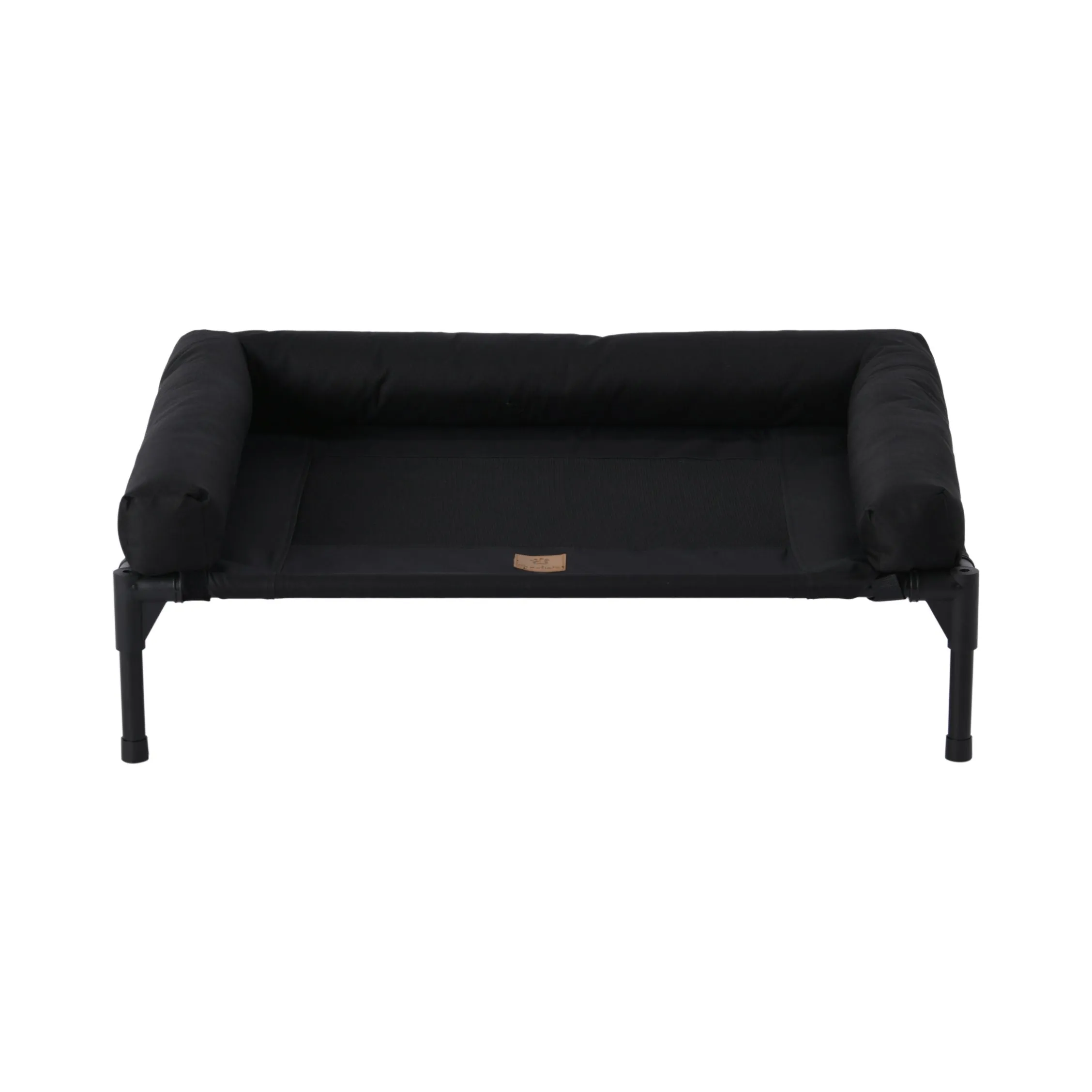 Trampoline Bolster Sofa Pet Bed Black