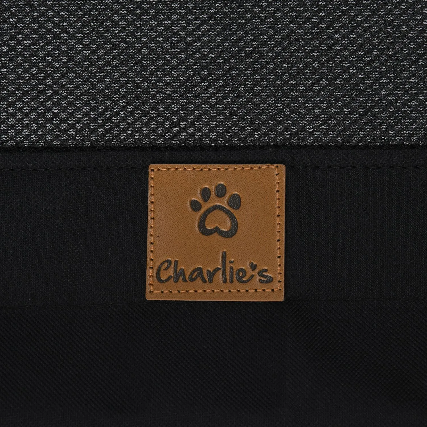 Trampoline Bolster Sofa Pet Bed Black