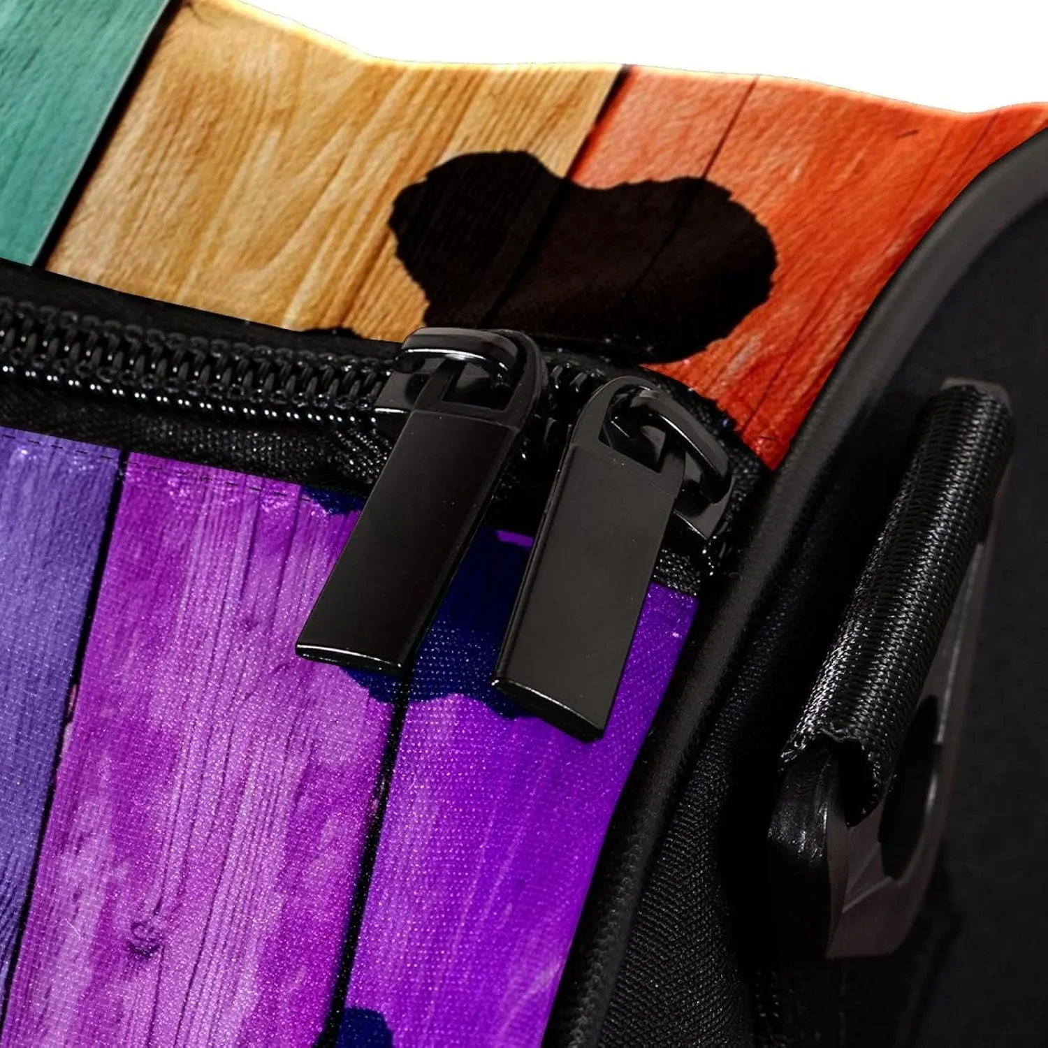 Travel Bag,Mens Gym Bag,Womens Gym Bag,Colorful Dog Footprint,Sports Bag