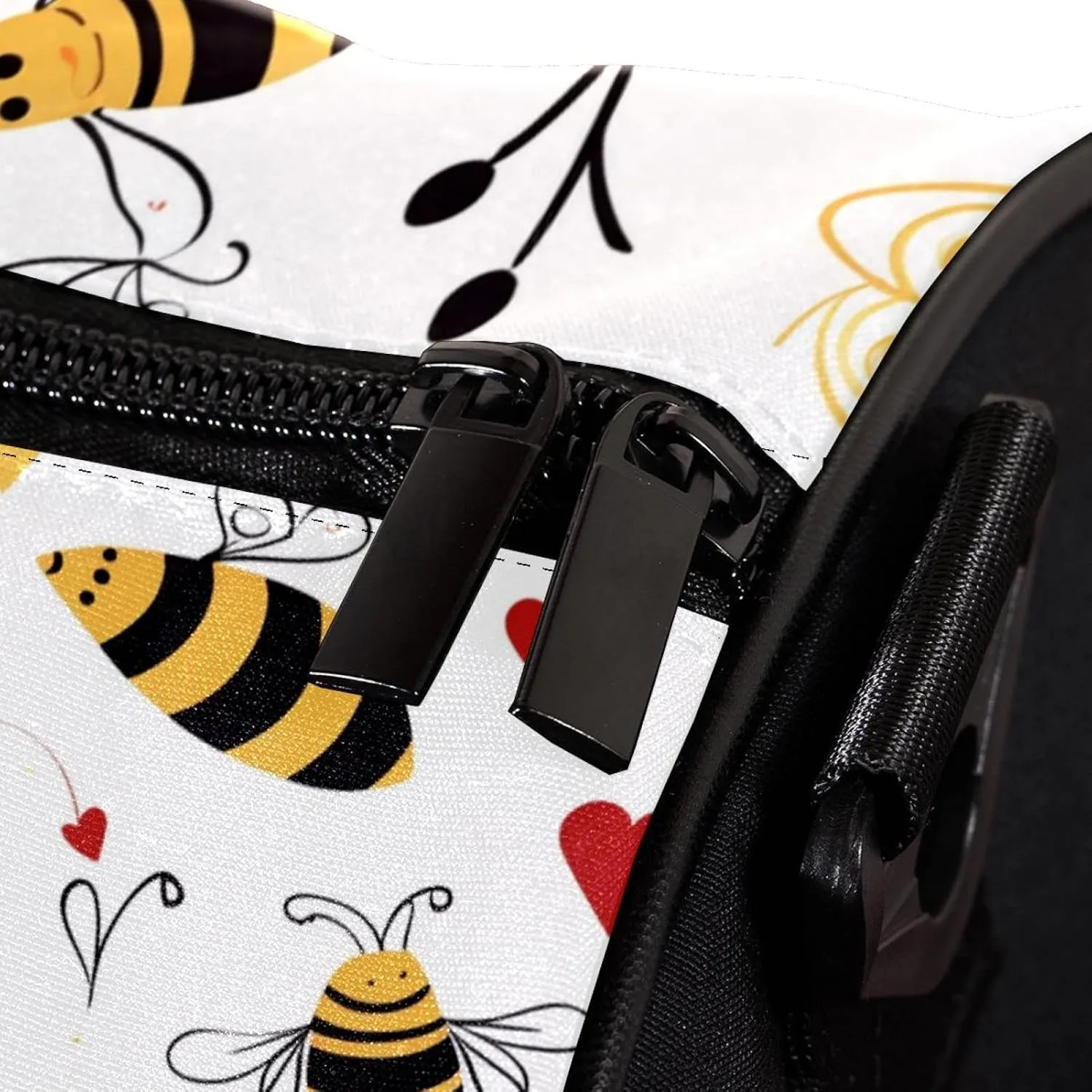 Travel Bag,Mens Gym Bag,Womens Gym Bag,Cute Honey Bee Print,Sports Bag