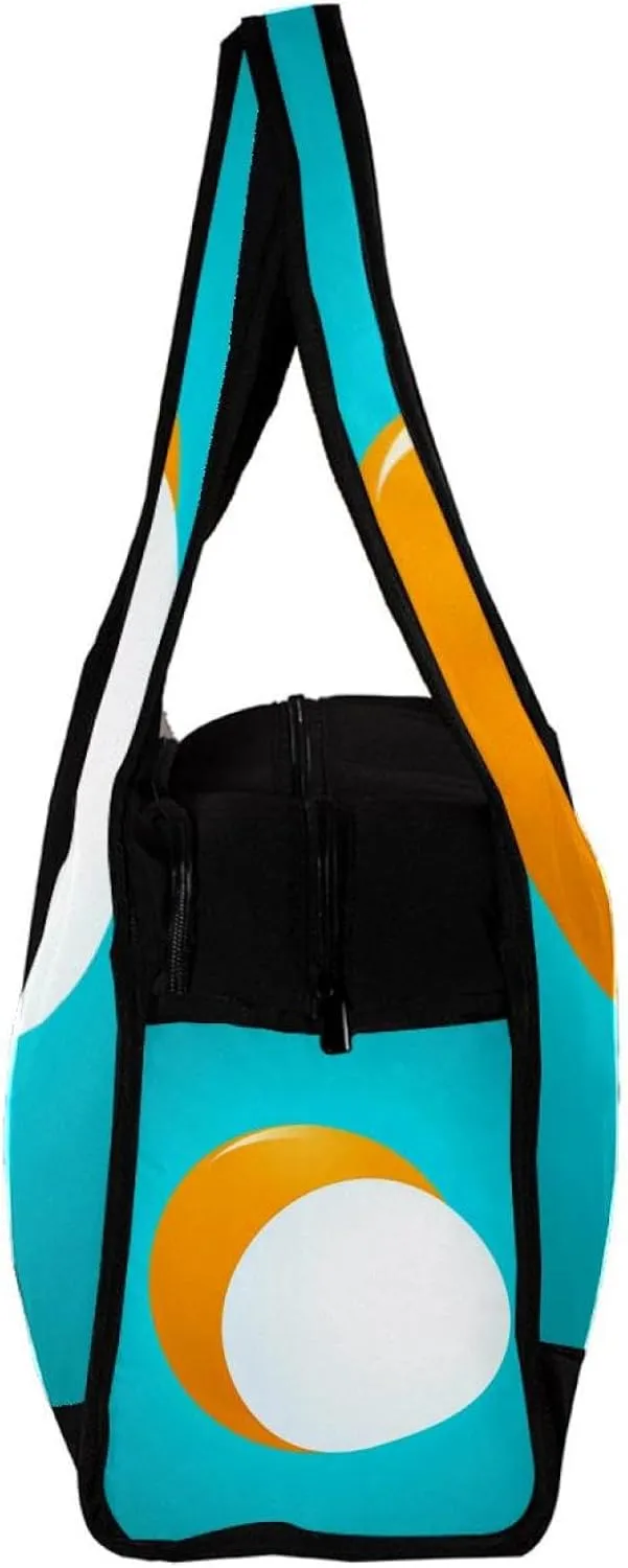 Travel Bag,Mens Gym Bag,Womens Gym Bag,Egg Cartoon Style Fried Egg,Sports Bag