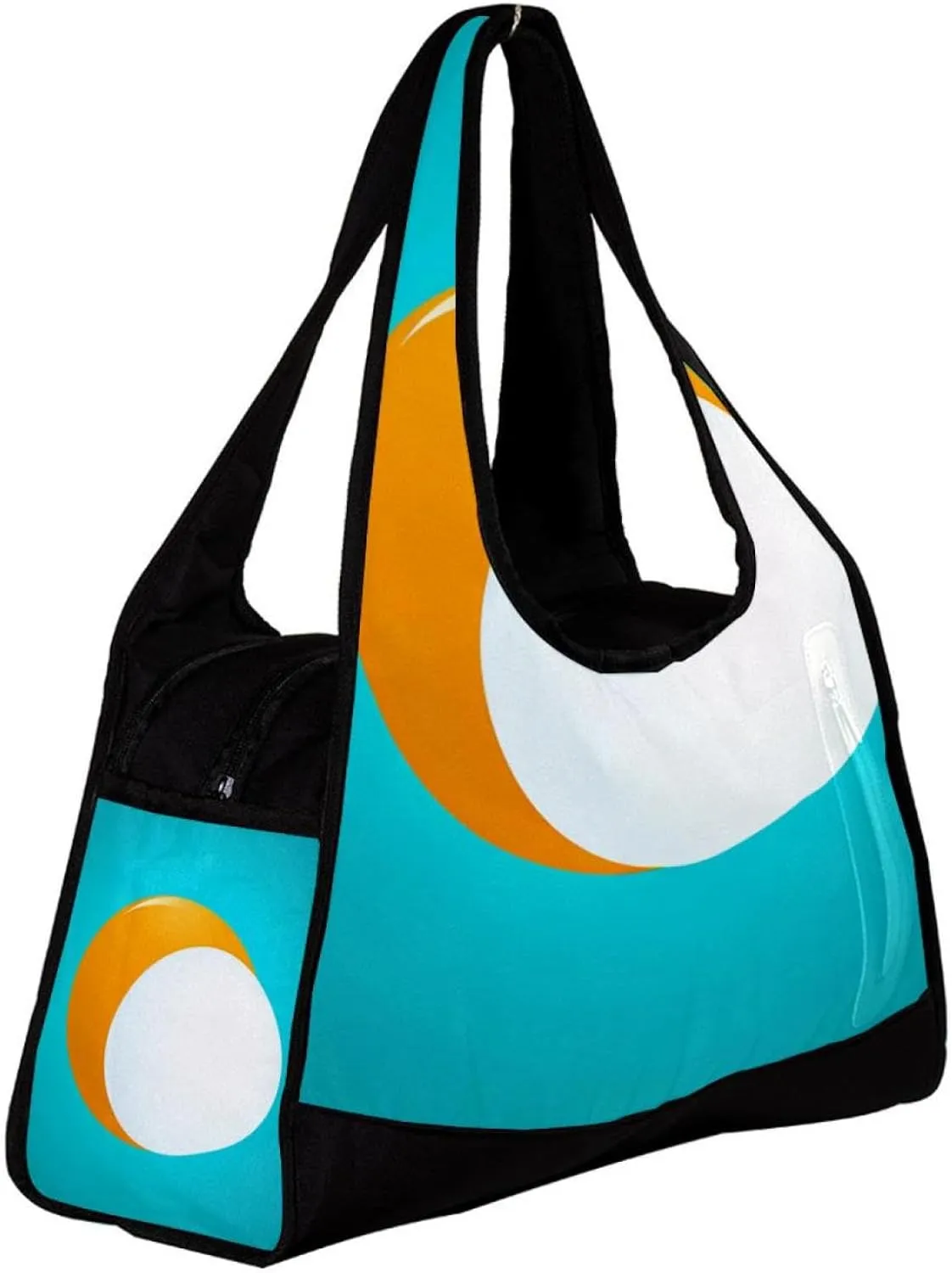 Travel Bag,Mens Gym Bag,Womens Gym Bag,Egg Cartoon Style Fried Egg,Sports Bag